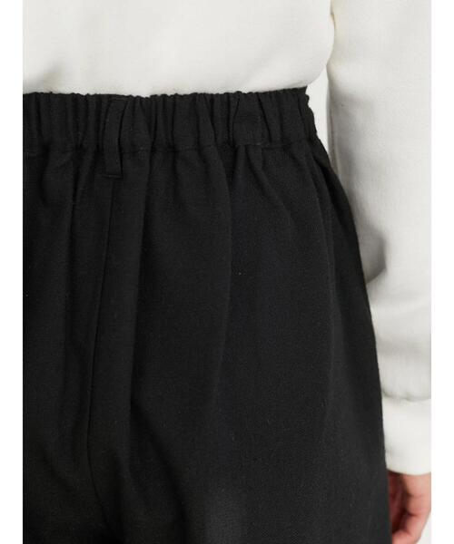 Green Parks(グリーンパークス)の「洗えるツィードガウチョ*(その他パンツ・レディース・ブラック・FREE)」の17枚目の写真