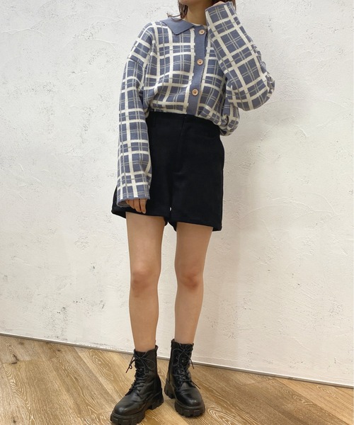 セール】チェックニットカーディガン【ZOZOTOWN限定アイテム