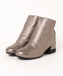 yuko imanishi + | yuko imanishi+ ユウコ イマニシ ゴートレザーバックジップショートブーツ(ブーツ)