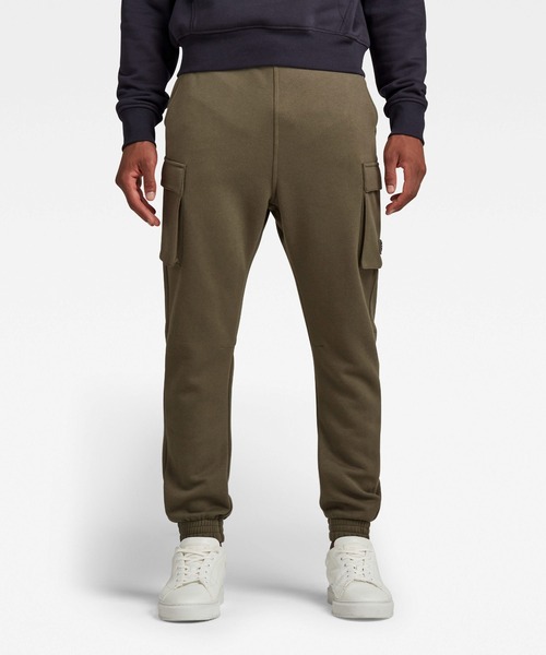 G-STAR(ジースター)の「CARGO SWEAT PANTS/カーゴパンツ/スウェット(スウェットパンツ・メンズ・カーキオリーブ/ダークブラック/ダークグレー・LARGE/SMALL/MEDIUM/X-LARGE/XX-SMALL/X-SMALL)」の1枚目の写真