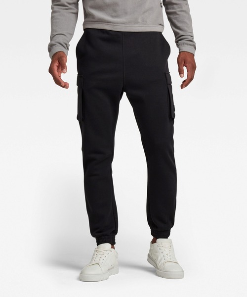 G-STAR(ジースター)の「CARGO SWEAT PANTS/カーゴパンツ/スウェット(スウェットパンツ・メンズ・カーキオリーブ/ダークブラック/ダークグレー・LARGE/SMALL/MEDIUM/X-LARGE/XX-SMALL/X-SMALL)」の2枚目の写真