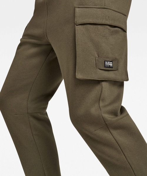 G-STAR(ジースター)の「CARGO SWEAT PANTS/カーゴパンツ/スウェット(スウェットパンツ・メンズ・カーキオリーブ/ダークブラック/ダークグレー・LARGE/SMALL/MEDIUM/X-LARGE/XX-SMALL/X-SMALL)」の10枚目の写真