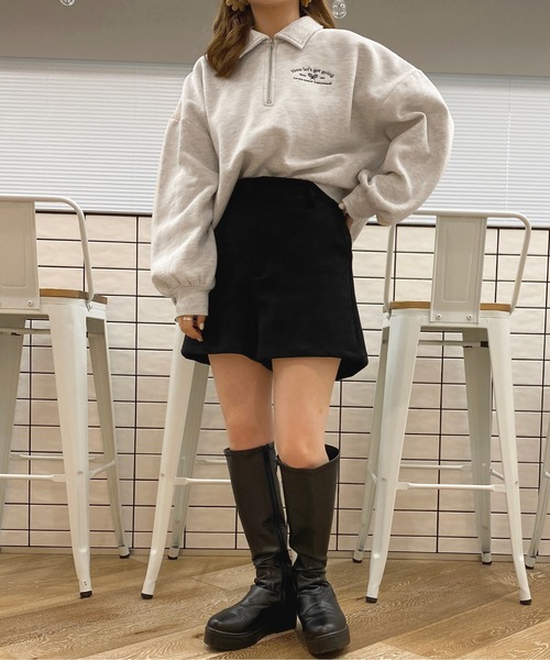 apres jour（アプレジュール）の「ハーフZIPスウェット【ZOZOTOWN限定アイテム】（スウェット・レディース・アイボリー/ナチュラル/ネイビー・フリー/X-LARGE）」の18枚目の写真