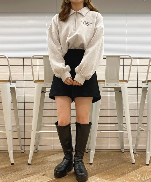 apres jour（アプレジュール）の「ハーフZIPスウェット【ZOZOTOWN限定アイテム】（スウェット・レディース・アイボリー/ナチュラル/ネイビー・フリー/X-LARGE）」の20枚目の写真
