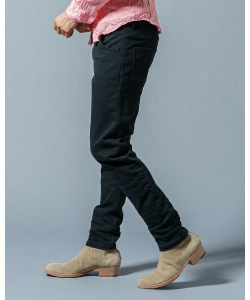 wjk（ダヴルジェイケイ）の「【limited】banana knit denim(OW)（デニムパンツ・メンズ・ブラック/インディゴブルー・SMALL/MEDIUM/LARGE/X-LARGE）」の9枚目の写真