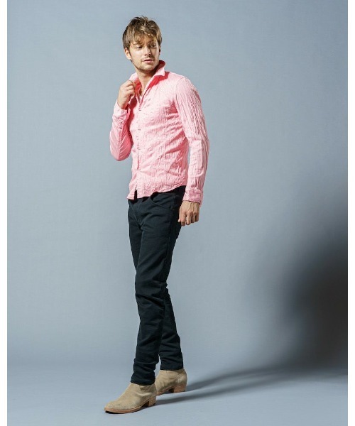 wjk（ダヴルジェイケイ）の「【limited】banana knit denim(OW)（デニムパンツ・メンズ・ブラック/インディゴブルー・SMALL/MEDIUM/LARGE/X-LARGE）」の3枚目の写真