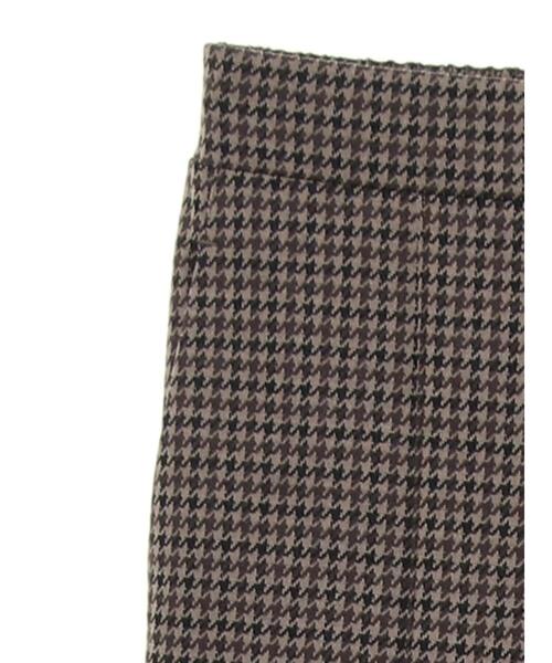 earth music&ecology（アースミュージックアンドエコロジー）の「カットジャカードセミフレアパンツ＊（その他パンツ・レディース・ブラック/ブラウン・S/M）」の22枚目の写真