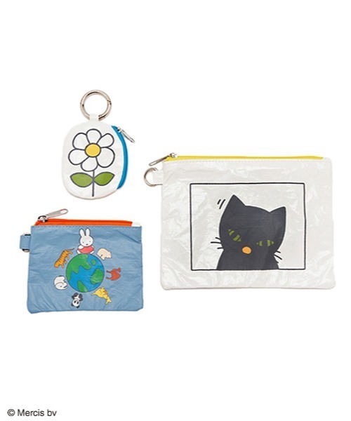 Casselini（キャセリーニ）の「【miffy×Casselini】Casselini(キャセリーニ)ミッフィーポーチセット（ポーチ・レディース・グリーン/ブルー/イエロー/オレンジ・FREE）」の3枚目の写真
