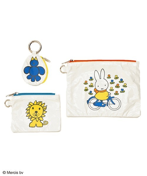 Casselini（キャセリーニ）の「【miffy×Casselini】Casselini(キャセリーニ)ミッフィーポーチセット（ポーチ・レディース・グリーン/ブルー/イエロー/オレンジ・FREE）」の4枚目の写真
