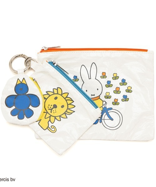 Casselini（キャセリーニ）の「【miffy×Casselini】Casselini(キャセリーニ)ミッフィーポーチセット（ポーチ・レディース・グリーン/ブルー/イエロー/オレンジ・FREE）」の15枚目の写真