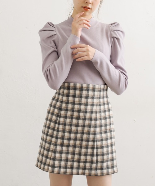 OLIVE des OLIVE（オリーブデオリーブ）の「ミニタイトスカート（スカート・レディース・オフホワイト/グレー/ブラック・FREE）」の14枚目の写真