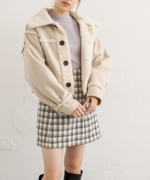 OLIVE des OLIVE（オリーブデオリーブ）の「ミニタイトスカート（スカート・レディース・オフホワイト/グレー/ブラック・FREE）」の16枚目の写真