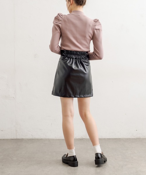 OLIVE des OLIVE（オリーブデオリーブ）の「ミニタイトスカート（スカート・レディース・オフホワイト/グレー/ブラック・FREE）」の18枚目の写真