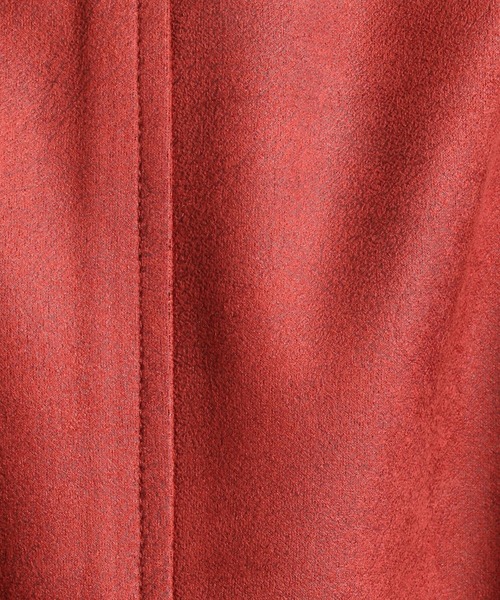 HIDEAWAYS NICOLE(ハイダウェイニコル)の「ポンチスウェードジップアップブルゾン(ブルゾン・メンズ・グレイッシュベージュ/オレンジ/シルバーグレー/キャメル/ブラック・MEDIUM/X-LARGE/LARGE)」の13枚目の写真