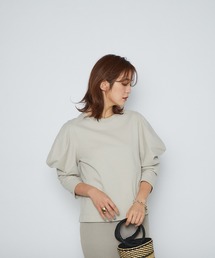 RIVE DROITE | シンプルなスタイリングのアクセントに　マトンスリーブカットソー(Tシャツ/カットソー)