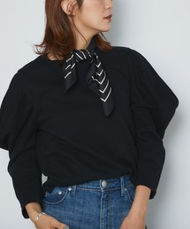 RIVE DROITE | シンプルなスタイリングのアクセントに マトンスリーブカットソー(Tシャツ/カットソー)