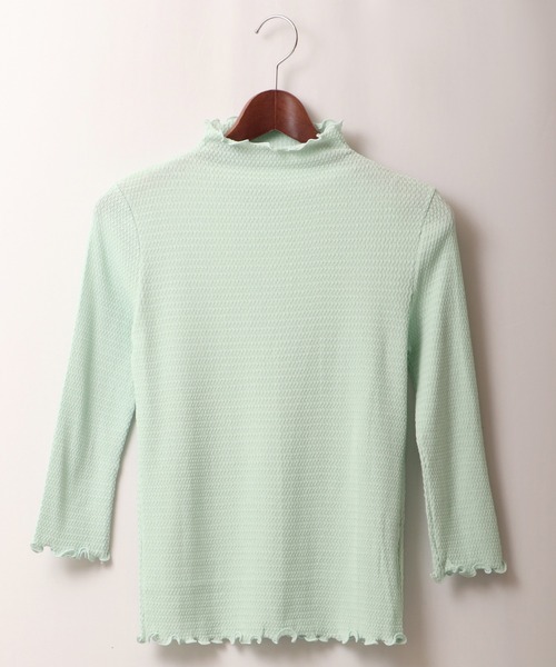 BRODIAEA(ブローディア)の「BRODIAEA コットンテレコ メローボトルネック 7分袖(Tシャツ/カットソー・レディース・ブラック/オフホワイト/ピンク/シルバーグレー/グリーン系その他/イエロー系その他・40)」の18枚目の写真