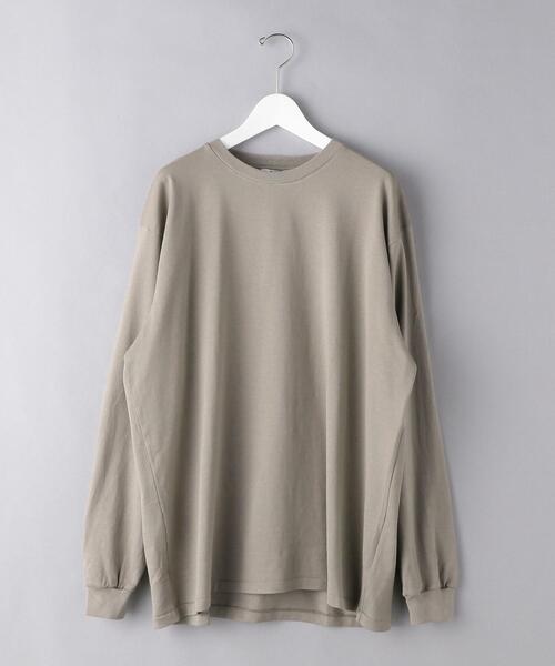 AURALEE（オーラリー）の「＜AURALEE（オーラリー）＞ プレイティング ロングスリーブ■■■（Tシャツ/カットソー・メンズ・ブラック/ホワイト/ターコイズブルー/グレー・5/4/3）」の3枚目の写真