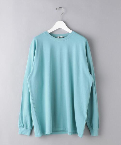 AURALEE（オーラリー）の「＜AURALEE（オーラリー）＞ プレイティング ロングスリーブ■■■（Tシャツ/カットソー・メンズ・ブラック/ホワイト/ターコイズブルー/グレー・5/4/3）」の4枚目の写真