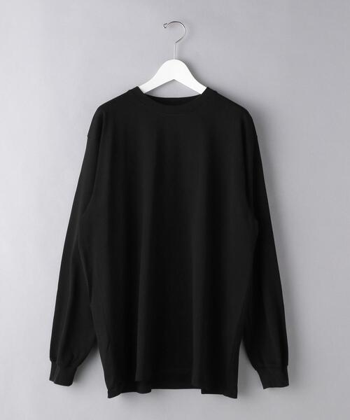 AURALEE（オーラリー）の「＜AURALEE（オーラリー）＞ プレイティング ロングスリーブ■■■（Tシャツ/カットソー・メンズ・ブラック/ホワイト/ターコイズブルー/グレー・5/4/3）」の2枚目の写真