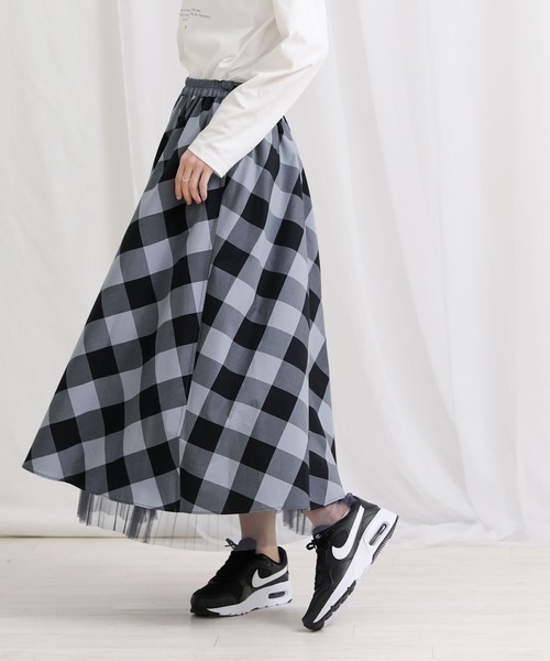 まとめ買い専用 試着のみ グレディブリリアン ツイルチェックプリーツスカート グレディブリリアン チェックプリーツスカート 試着のみタグ無し グ