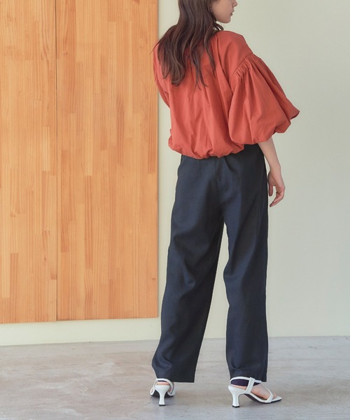 titivate(ティティベイト)の「リネン混セミワイドパンツ(その他パンツ・レディース・ブラウン/ネイビー/グリーン・L/M/S)」の22枚目の写真