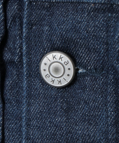 ikka（イッカ）の「【WEB限定】ビッグシルエットデニムジャケット（デニムジャケット・メンズ・スカイブルー/ネイビー・M/L/XL）」の10枚目の写真