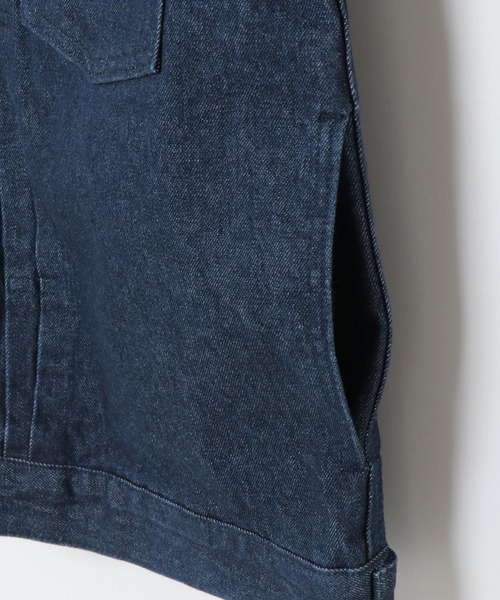 ikka（イッカ）の「【WEB限定】ビッグシルエットデニムジャケット（デニムジャケット・メンズ・スカイブルー/ネイビー・M/L/XL）」の8枚目の写真