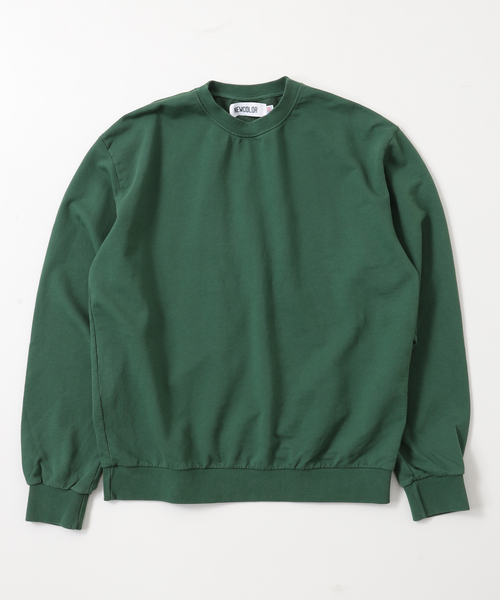 JOURNAL STANDARD relume(ジャーナルスタンダード レリューム)の「【NEWCOLOR / ニューカラー】PALETTE 8.5oz クルーネックスウェット(スウェット・メンズ・ブラック/グリーン/サックスブルー/ボルドー・MEDIUM/LARGE)」の2枚目の写真