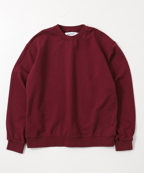 JOURNAL STANDARD relume(ジャーナルスタンダード レリューム)の「【NEWCOLOR / ニューカラー】PALETTE 8.5oz クルーネックスウェット(スウェット・メンズ・ブラック/グリーン/サックスブルー/ボルドー・MEDIUM/LARGE)」の4枚目の写真