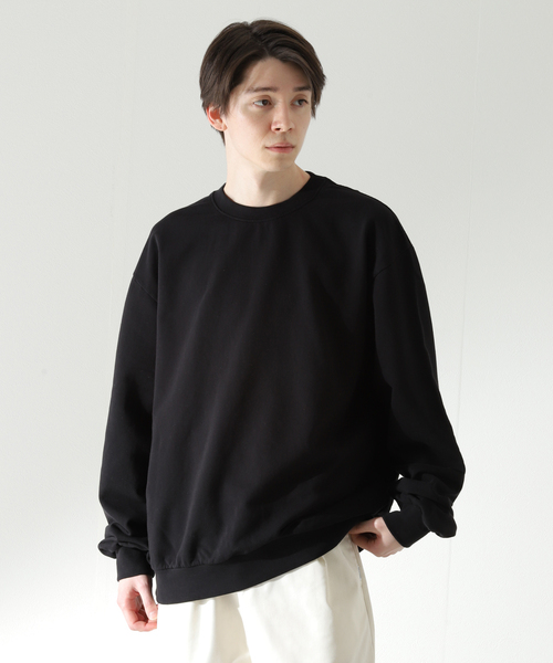 JOURNAL STANDARD relume(ジャーナルスタンダード レリューム)の「【NEWCOLOR / ニューカラー】PALETTE 8.5oz クルーネックスウェット(スウェット・メンズ・ブラック/グリーン/サックスブルー/ボルドー・MEDIUM/LARGE)」の20枚目の写真