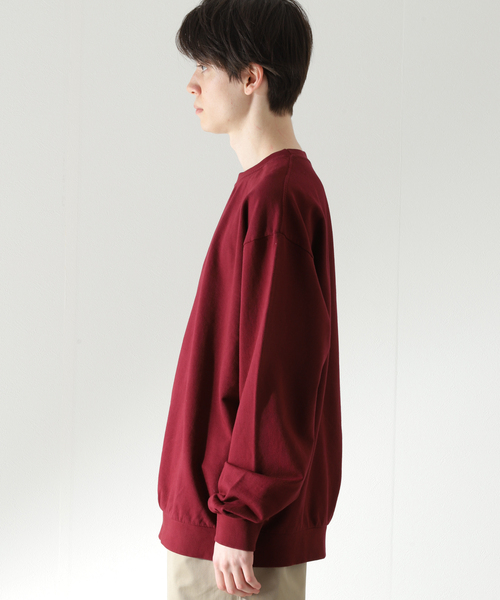 JOURNAL STANDARD relume(ジャーナルスタンダード レリューム)の「【NEWCOLOR / ニューカラー】PALETTE 8.5oz クルーネックスウェット(スウェット・メンズ・ブラック/グリーン/サックスブルー/ボルドー・MEDIUM/LARGE)」の17枚目の写真