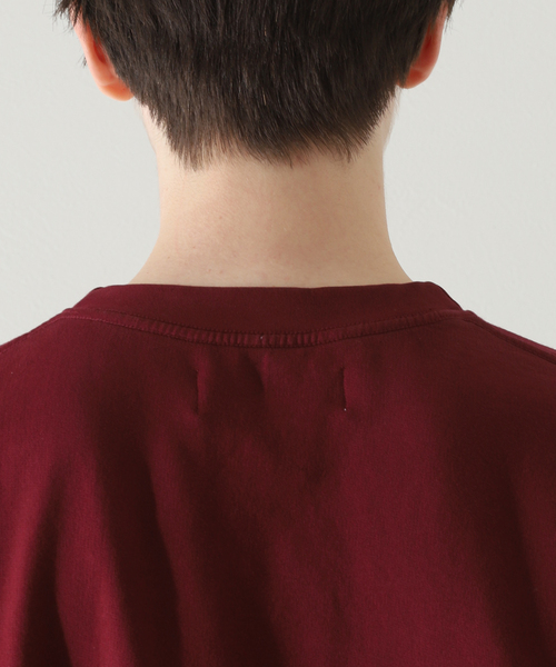 JOURNAL STANDARD relume(ジャーナルスタンダード レリューム)の「【NEWCOLOR / ニューカラー】PALETTE 8.5oz クルーネックスウェット(スウェット・メンズ・ブラック/グリーン/サックスブルー/ボルドー・MEDIUM/LARGE)」の14枚目の写真
