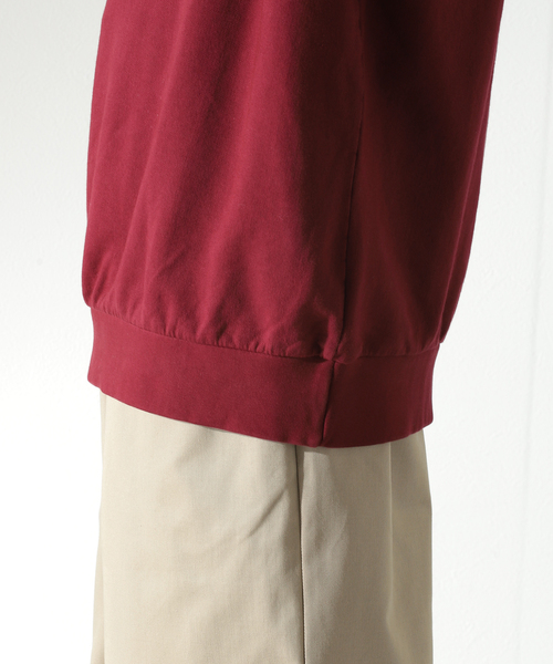 JOURNAL STANDARD relume(ジャーナルスタンダード レリューム)の「【NEWCOLOR / ニューカラー】PALETTE 8.5oz クルーネックスウェット(スウェット・メンズ・ブラック/グリーン/サックスブルー/ボルドー・MEDIUM/LARGE)」の11枚目の写真