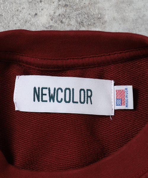 JOURNAL STANDARD relume(ジャーナルスタンダード レリューム)の「【NEWCOLOR / ニューカラー】PALETTE 8.5oz クルーネックスウェット(スウェット・メンズ・ブラック/グリーン/サックスブルー/ボルドー・MEDIUM/LARGE)」の10枚目の写真