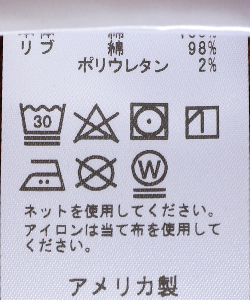 JOURNAL STANDARD relume(ジャーナルスタンダード レリューム)の「【NEWCOLOR / ニューカラー】PALETTE 8.5oz クルーネックスウェット(スウェット・メンズ・ブラック/グリーン/サックスブルー/ボルドー・MEDIUM/LARGE)」の9枚目の写真