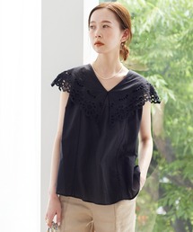 SLOBE IENA | 刺繍レースカラーブラウス【手洗い可能】◆(シャツ/ブラウス)