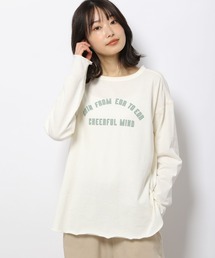 LAKOLE | ルーズゲージレタードロングTシャツ / 267652(Tシャツ/カットソー)