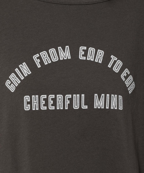 LAKOLE(ラコレ)の「ルーズゲージレタードロングTシャツ / 267652(Tシャツ/カットソー・レディース・オフホワイト/チャコール/サンドグレー/ナチュラル・MEDIUM/SMALL)」の21枚目の写真