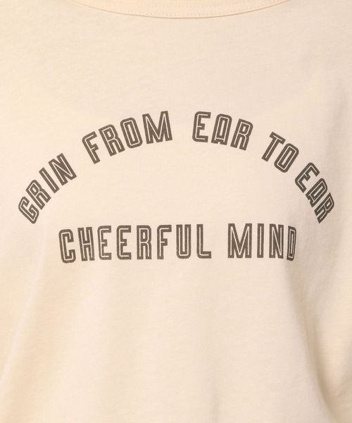 LAKOLE(ラコレ)の「ルーズゲージレタードロングTシャツ / 267652(Tシャツ/カットソー・レディース・オフホワイト/チャコール/サンドグレー/ナチュラル・MEDIUM/SMALL)」の22枚目の写真