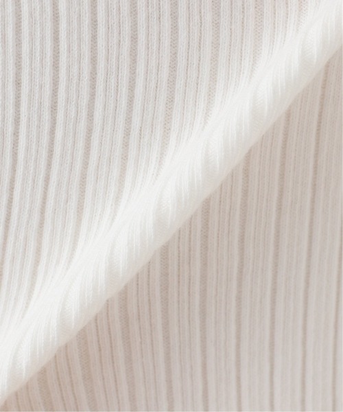 Spick & Span（スピックアンドスパン）の「【MEYAME】OBLONG NECK SLEEVELESS（タンクトップ・レディース・ホワイト/ブラック/キャメル・FREE）」の4枚目の写真