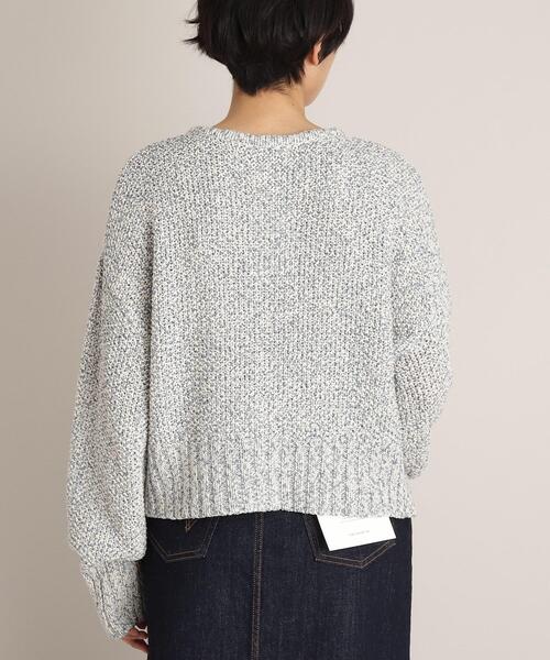 THE SHOP TK （ザ ショップ ティーケー ）の「◆かすりテープヤーンショートカーディガン（カーディガン/ボレロ・レディース・ベージュ系その他6/ブルー系8・12）」の11枚目の写真