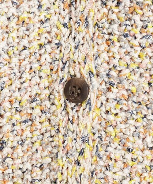 THE SHOP TK （ザ ショップ ティーケー ）の「◆かすりテープヤーンショートカーディガン（カーディガン/ボレロ・レディース・ベージュ系その他6/ブルー系8・12）」の16枚目の写真