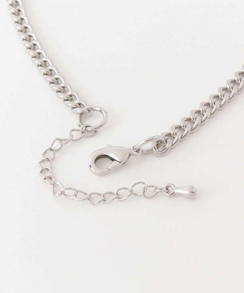 SENSE OF PLACE by URBAN RESEARCH（センスオブプレイスバイアーバンリサーチ）の「チェーンミックスネックレス（ネックレス・メンズ・シルバー・ONE）」の4枚目の写真