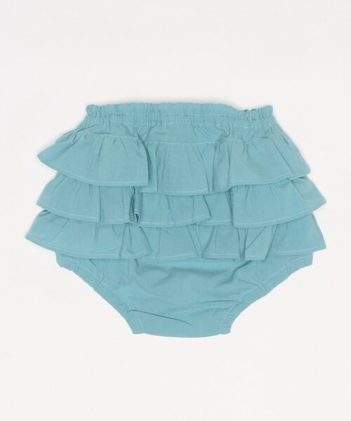 mimi poupons（ミミプポン）の「フリルパンツ ソフトローン ターコイズ（その他ベビー用品・キッズ・ターコイズブルー・ONE SIZE）」の2枚目の写真