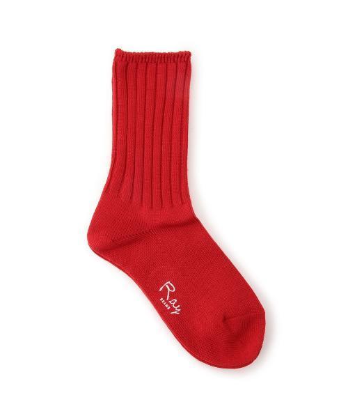 Ray BEAMS（レイビームス）の「■Ray BEAMS / ローゲージ ソリッド（ソックス/靴下・レディース・ホワイト/ブラック/レッド/ブルー・ONE SIZE）」の7枚目の写真