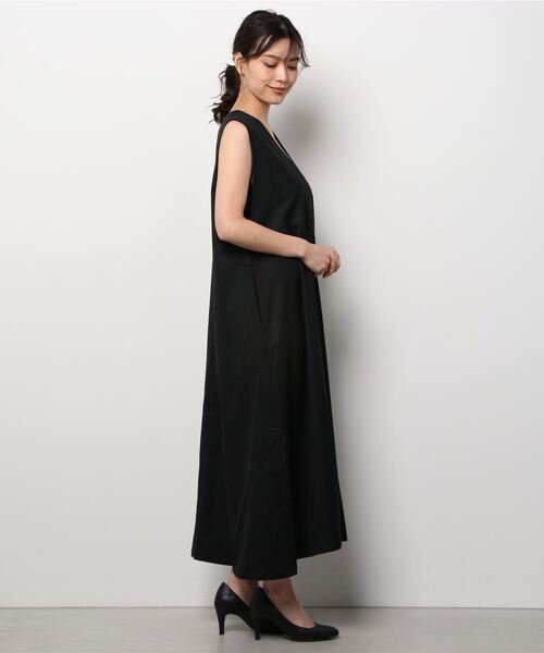 Honnete（オネット）の「[Honnete] Sleeveless V Wide Dress