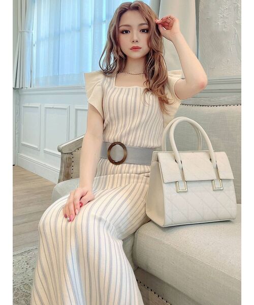 RESEXXY(リゼクシー)の「ラッフルデザインニットワンピース(ワンピース・レディース・ブラック/ベージュ/その他/その他1・FREE)」の5枚目の写真