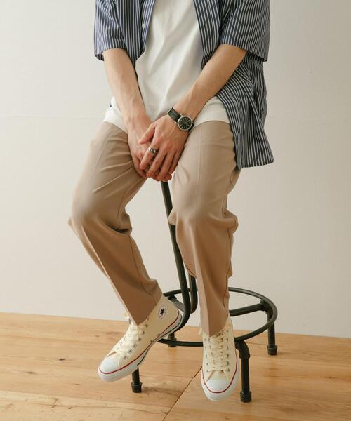 ITEMS URBANRESEARCH(アイテムズ アーバンリサーチ)の「『セットアップ対応』クールタッチ TRスラックス(その他パンツ・メンズ・ベージュ/オフホワイト/ブルー/ブラック/ライトグレー/ブラウン・LARGE/MEDIUM)」の7枚目の写真