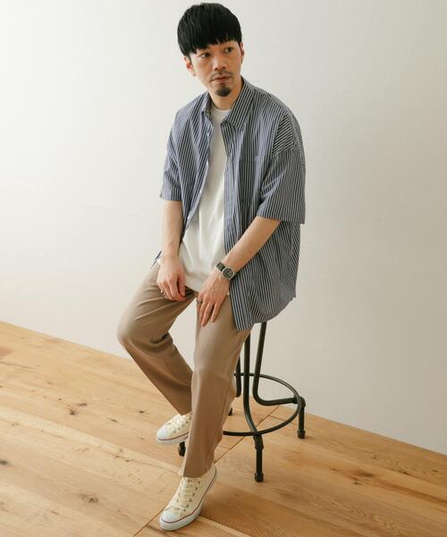 ITEMS URBANRESEARCH(アイテムズ アーバンリサーチ)の「『セットアップ対応』クールタッチ TRスラックス(その他パンツ・メンズ・ベージュ/オフホワイト/ブルー/ブラック/ライトグレー/ブラウン・LARGE/MEDIUM)」の10枚目の写真